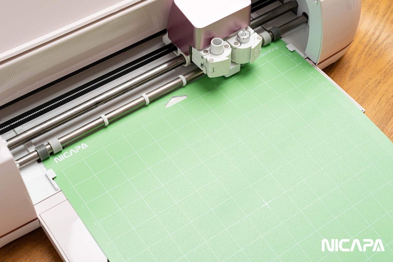Nicapa Strong Grip Cutting Mat for Cricut Maker 3/Maker/Explore 3/Air 2/Air/One (12x12 inch,3 Mats) Strong Adhesive Sticky Purple Quilting Replacement Cut Mats - Image 3